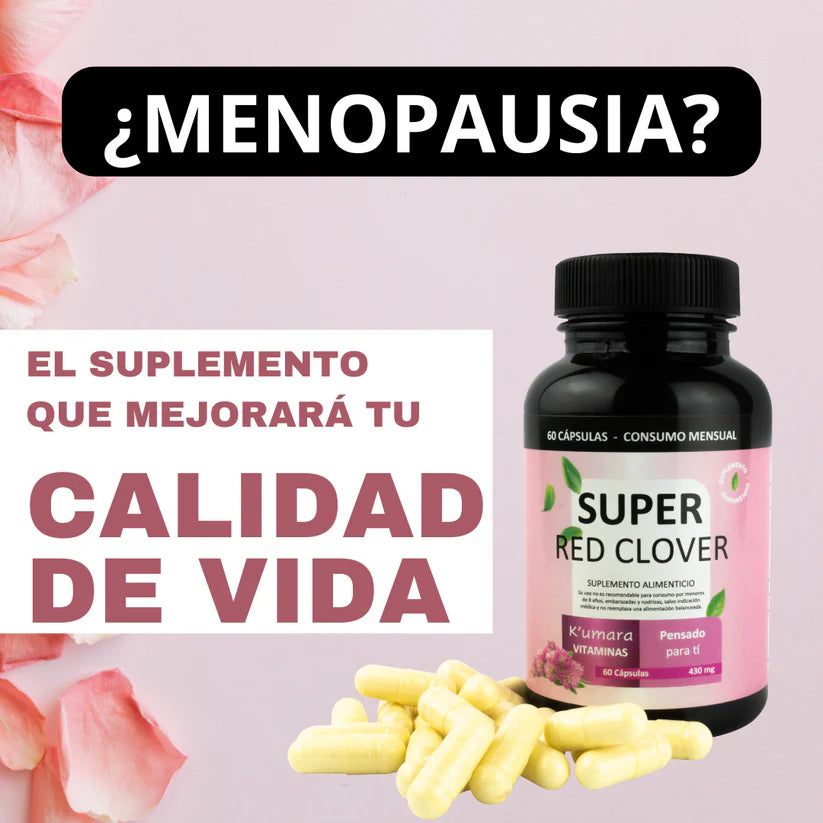 🌸Super Red Clover - SUPLEMENTO NATURAL PARA LA MENOPAUSIA 🌸