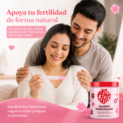🌸 Peach Perfect – Inositol Multivitamin