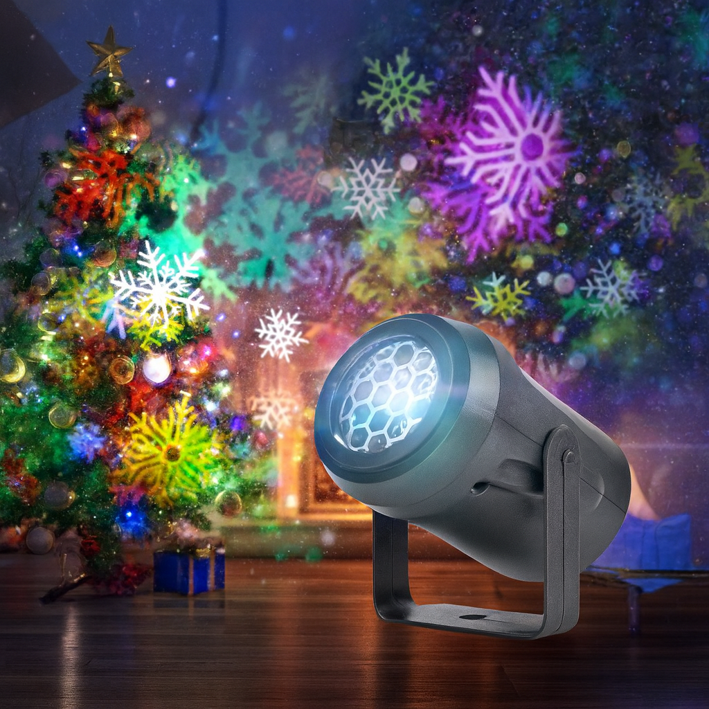 🎄✨ Proyector Navideño de Copos – Ilumina tu Navidad en segundos ✨❄️