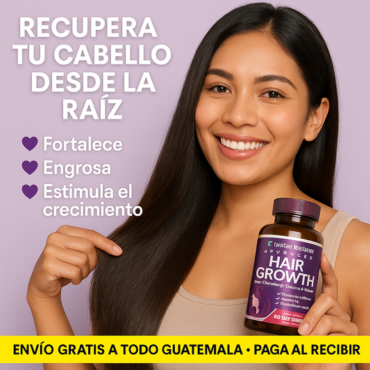 🌈✨ ADVANCED HAIR GROWTH – Tu Nuevo Aliado Para un Cabello Más Fuerte y Abundante ✨🌈