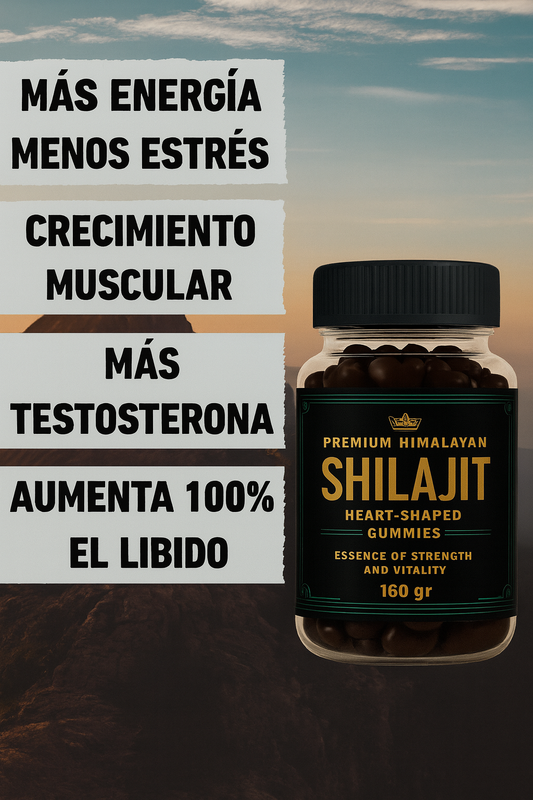 SHILAJIT PREMIUM HIMALAYAN – GUMMIES 💪🔥