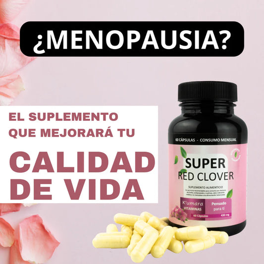 🌸Super Red Clover - SUPLEMENTO NATURAL PARA LA MENOPAUSIA 🌸